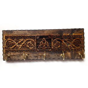 COPY - Celtic Knot Wall Mounted Key Hook Organizer